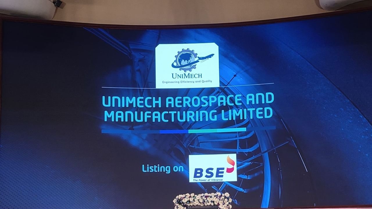 Unimech Aerospace shares make stellar market debut; jump 90%