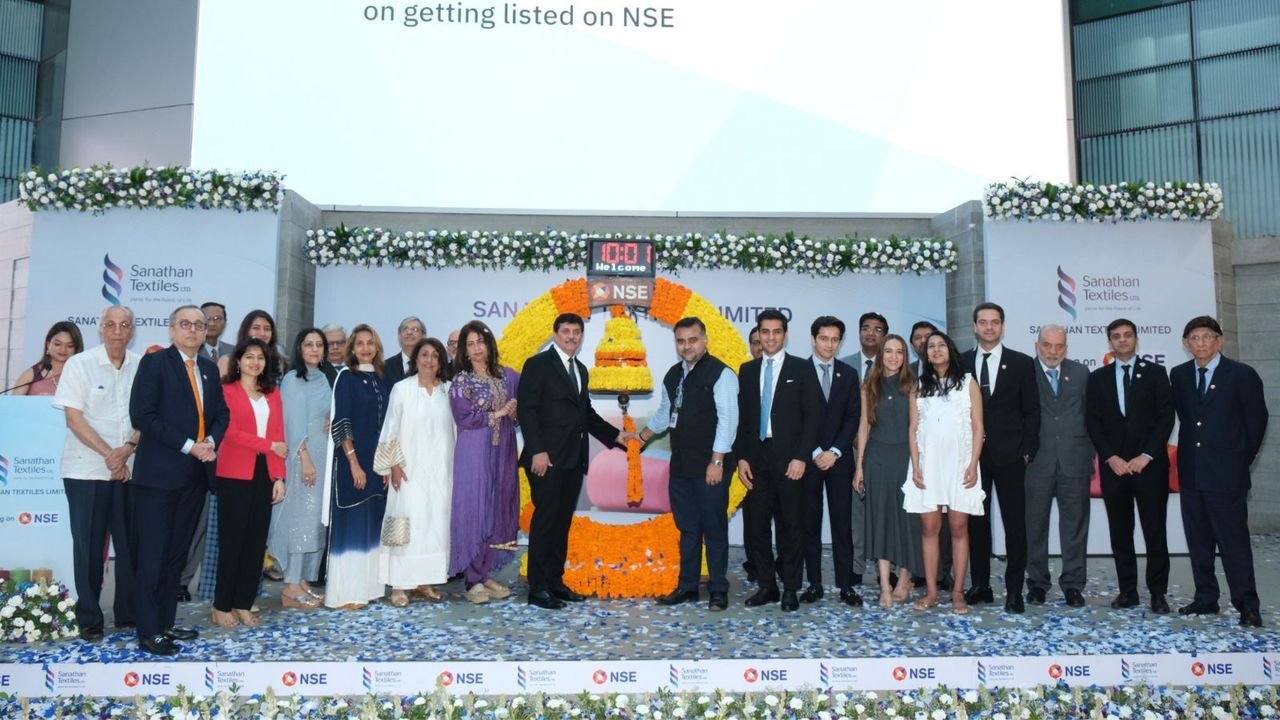 Sanathan Textiles shares debut with premium of over 31%