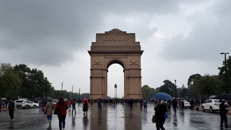 Drizzle in parts of Delhi, air quality ‘severe’, min temp at 8.6 deg C