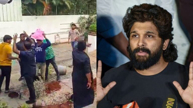 Security stepped up at actor Allu Arjun’s home following vandalism; BRS attacks Cong govt