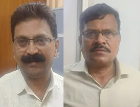 Bengaluru | Lokayukta Nabs Kempegowda Nagar Police Station Inspector Shivajirao and Sub-Inspector Shivanand