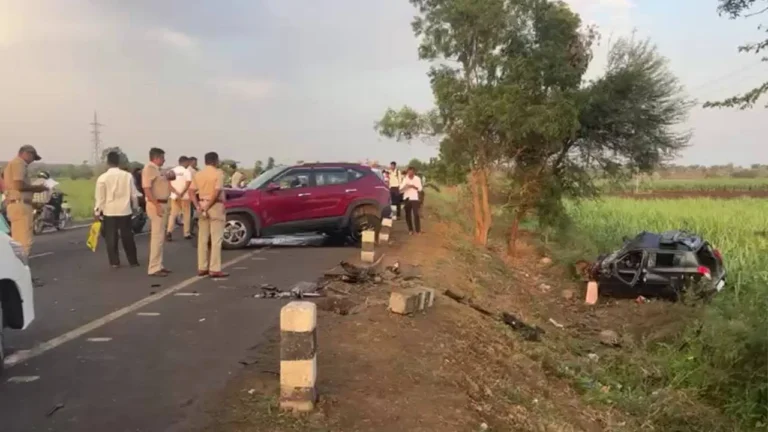 Devastating Car Crash on Belagavi-Bailahongala Highway Leaves Three Family Members Dead, Former MLAs Son injured
