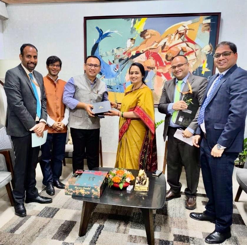 Indian Foreign Service Officials Engage with Chief Secretary to Promote Karnataka's Exports