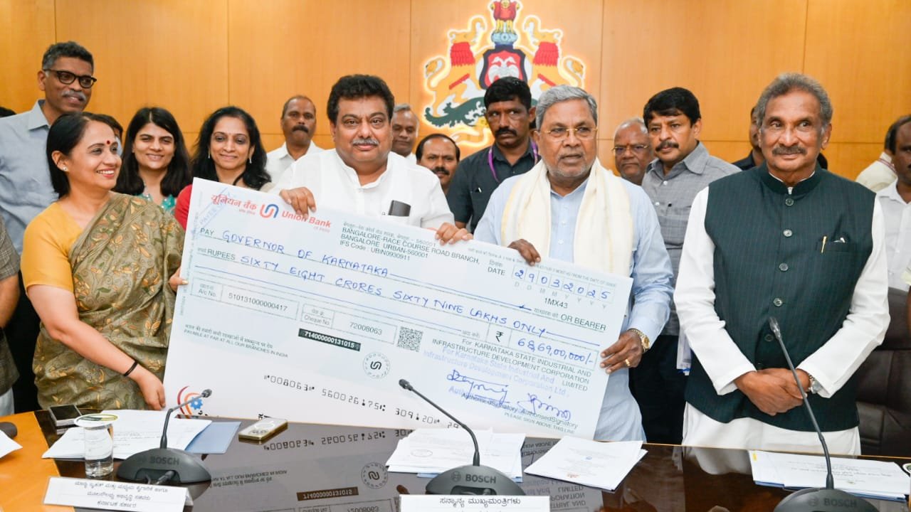 KSIIDC Presents ₹68.69 Crore Dividend to Chief Minister's Relief Fund