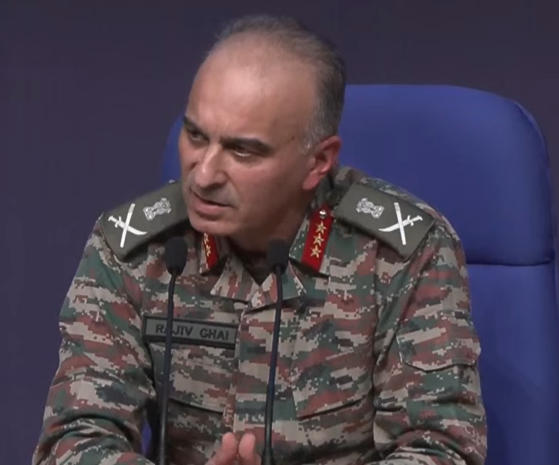 Director General of Military Operations Lt Gen Rajiv Ghai