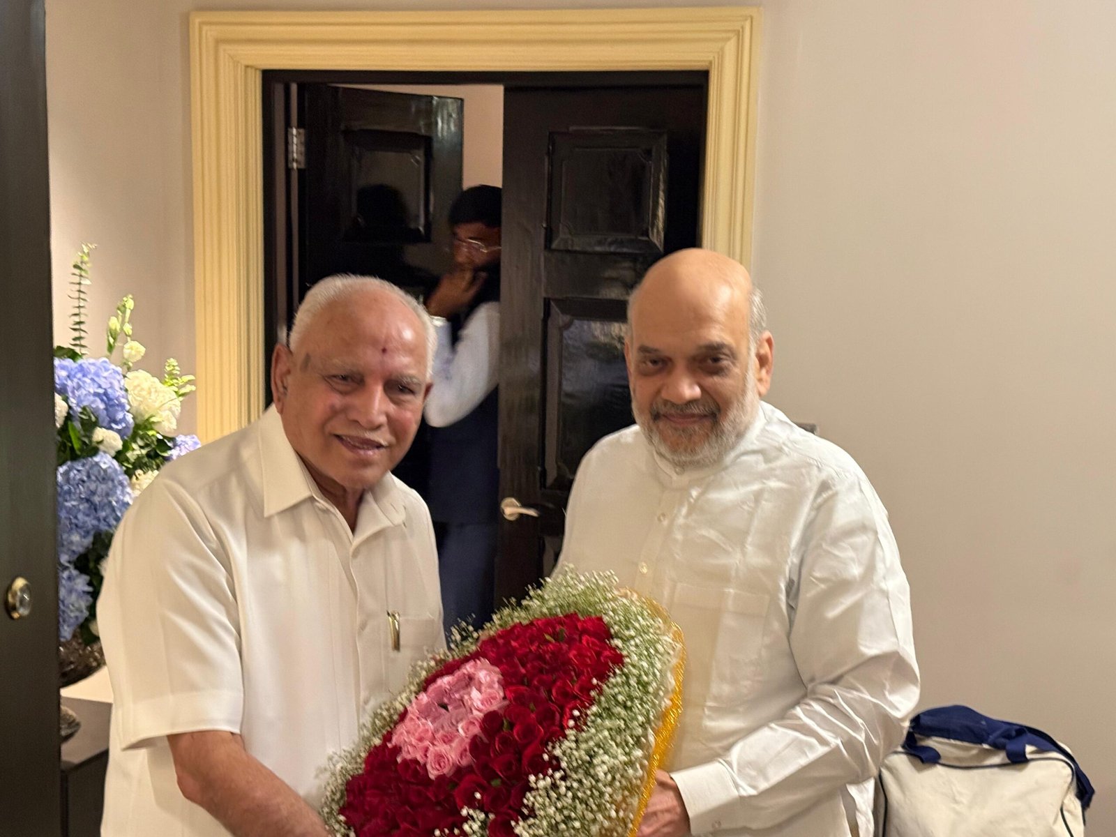 Amit Shah’s Visit Triggers Political Reset in Karnataka BJP; Yediyurappa, Vijayendra Take Center Stage