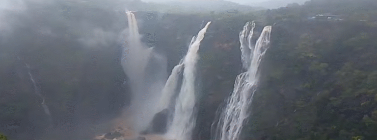 Monsoon Magic: Karnataka’s Waterfalls Roar Back to Life, Dams Overflow as Rivers Surge