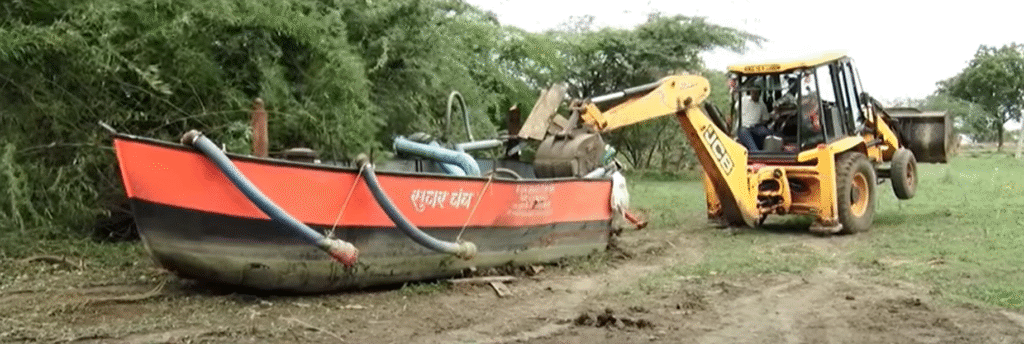 Koppal Sand Mafia Busted After Reels Go Viral; Over 50 Boats Seized in Major Crackdown