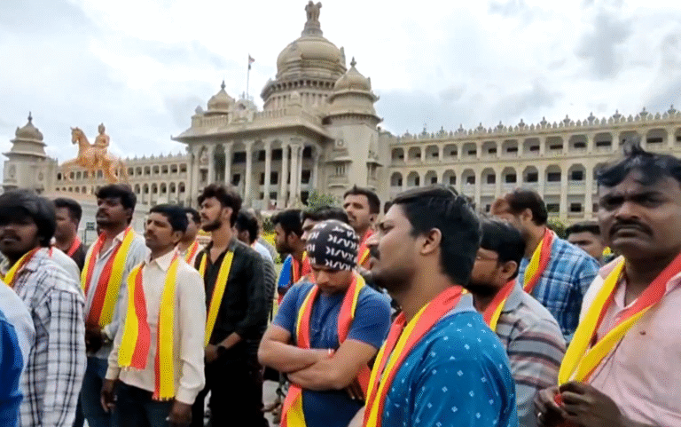 Bengaluru Bike Taxi Ban Sparks Protest at Vidhana Soudha; Riders Detained by Police