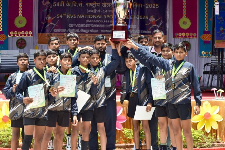 Agra Wins U-14 Kabaddi Title at 54th KVS National Sports Meet 2025 in Bengaluru