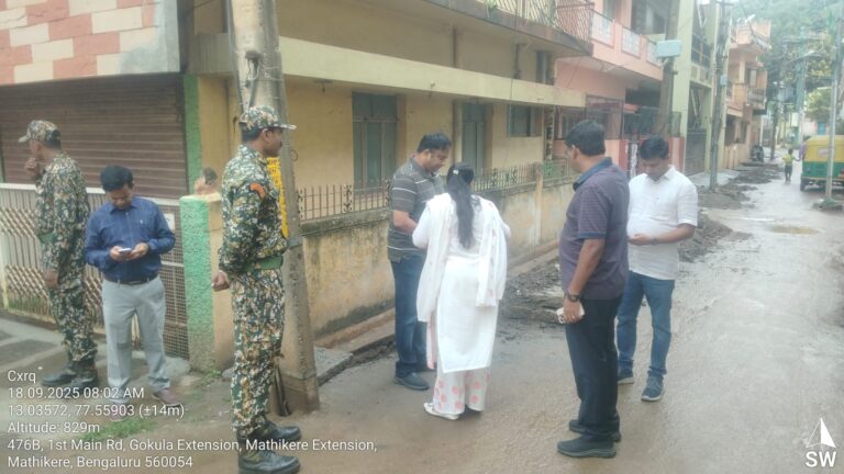 Bengaluru West Civic Body Commissioner Orders Pothole-Free Roads, Inspects Projects and Issues Strict Directives