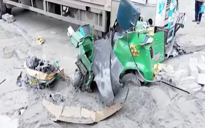 Bengaluru Accident Horror: Container Loses Control, Crashes into Auto – Three Killed in Kamakshipalya