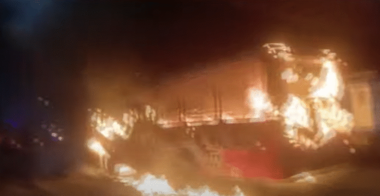 Bengaluru: BMTC bus on Majestic-Kadugodi route catches fire near HAL gate, 75 passengers safe