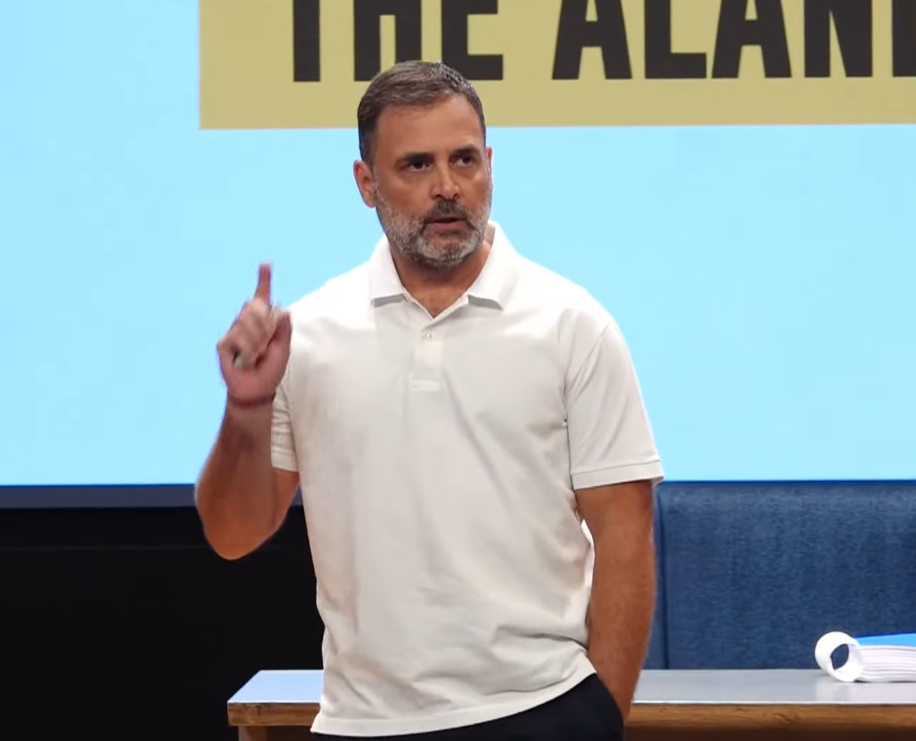 Rahul Gandhi Alleges Voter Fraud in Karnataka’s Aland: Claims 68 Congress Voters’ Names Deleted Using Fake IDs, Targets Election Commission