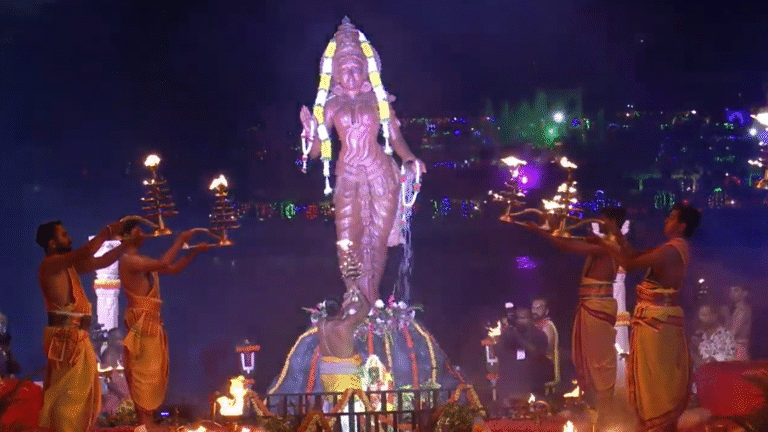 DCM D.K. Shivakumar Launches ‘Cauvery Aarti’ at KRS Reservoir, Symbolic Ritual to Continue for Five Days