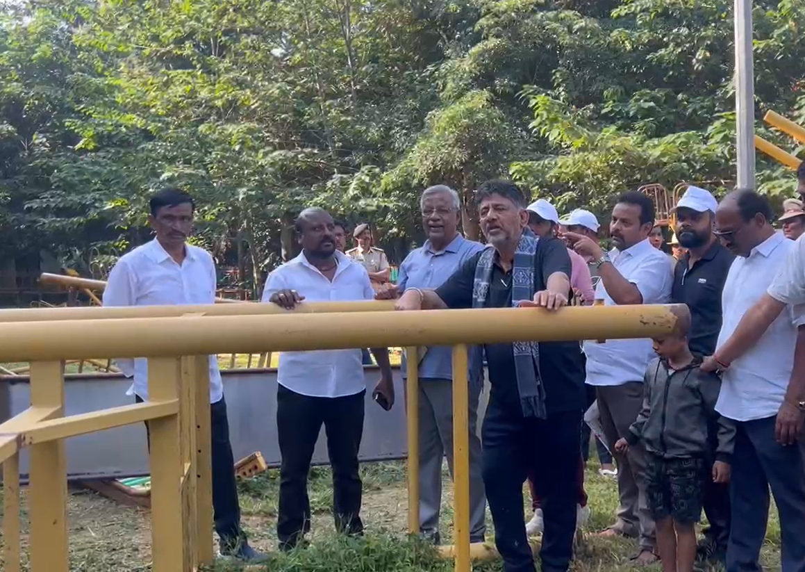 Deputy CM D.K. Shivakumar Promises Reinstallation of Jayaprakash Narayan Statue at JP Park, Vows Swift Action on Civic Issues