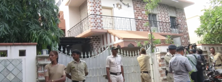 SIT Raid on Former BJP MLA Subhash Guttedar’s Residence in Vote Theft Case; Mysterious Fire Destroys Heaps of Documents Nearby