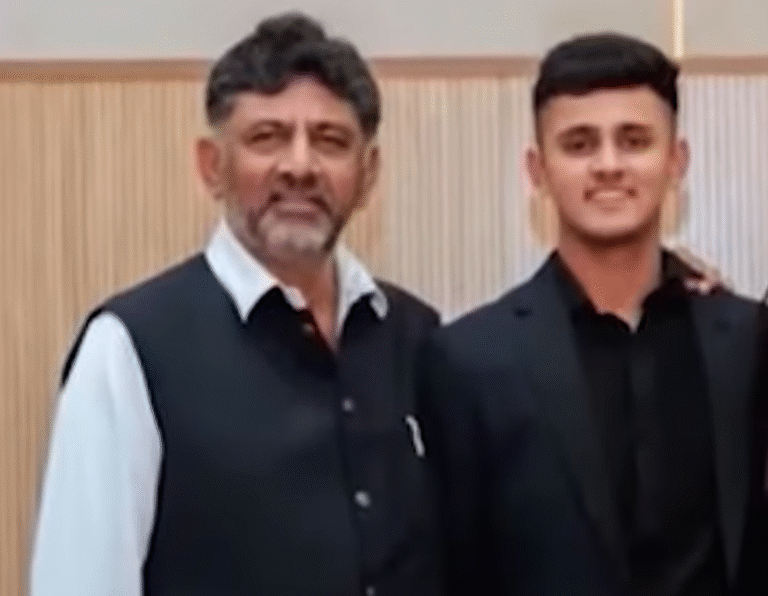 “My Son Aakash is Studying Law, Not Politics,” Says D.K. Shivakumar — Karnataka’s Gen Z Heir Chooses the Courtroom Over Campaigns