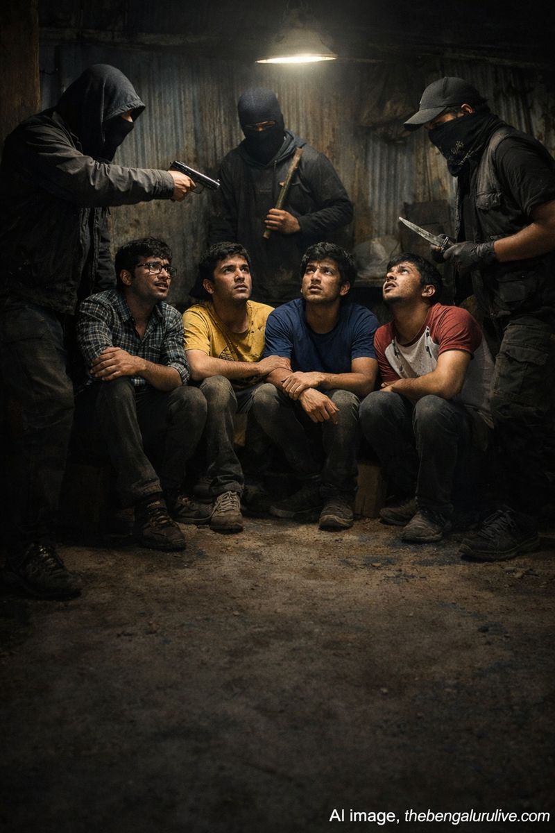 Returning From Hosakote Biryani Spot, Students Abducted and Looted Near Bengaluru