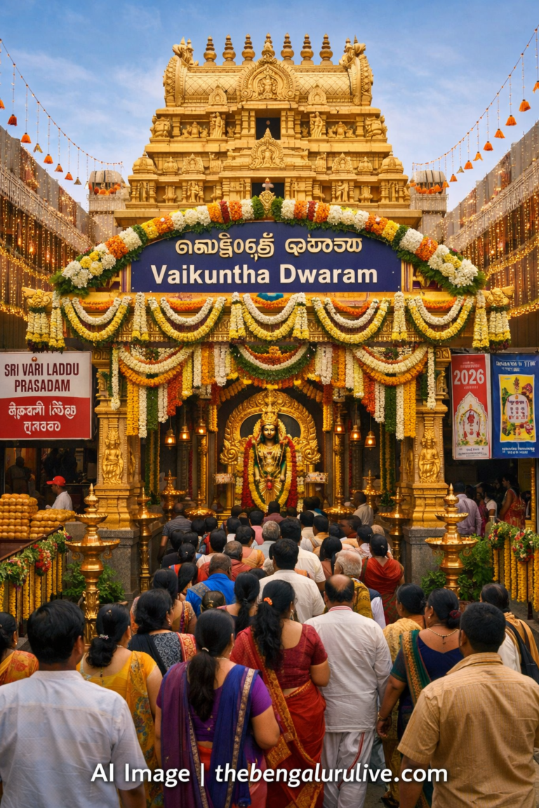 Vaikuntha Ekadashi 2025: Bengaluru TTD Temple Offers Special Darshan From 1:35 AM to 11:45 PM