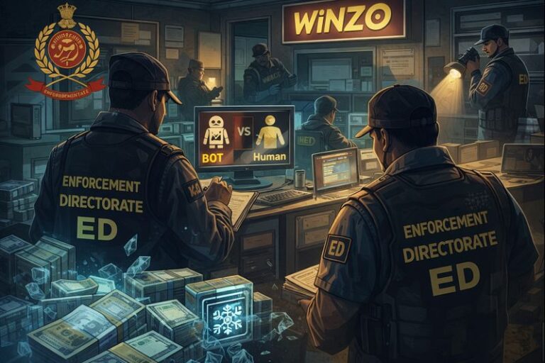 ED Freezes ₹192 Crore in Money Laundering Case Against Online Gaming Platform WinZO