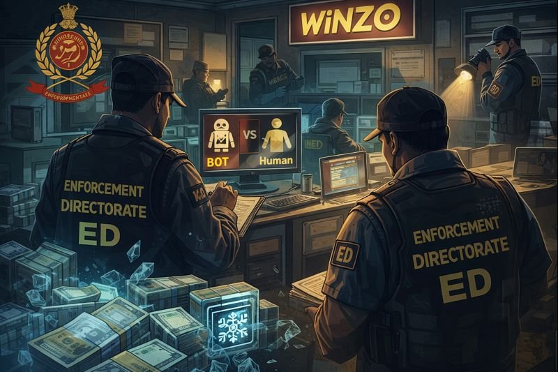 ED Freezes ₹192 Crore in Money Laundering Case Against Online Gaming Platform WinZO