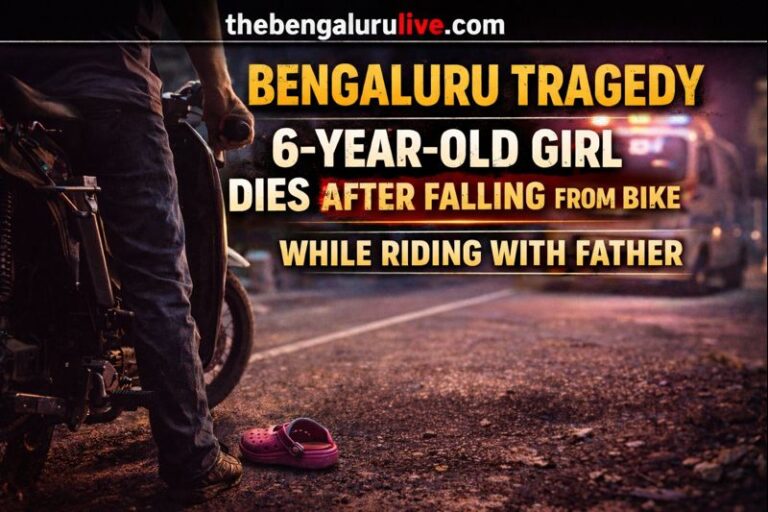 Bengaluru Tragedy: 6-Year-Old Girl Dies After Falling from Bike While Riding with Father