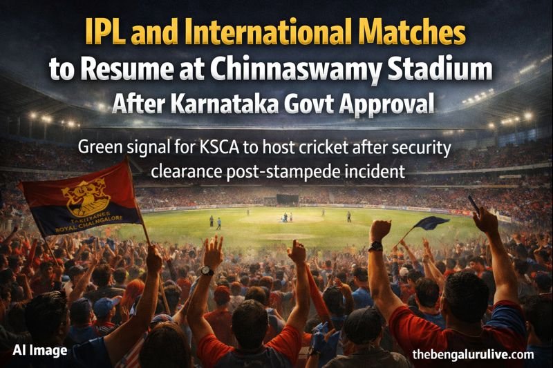 Karnataka Govt Lifts Ban on Matches at Chinnaswamy Stadium, KSCA Allowed to Host IPL Again