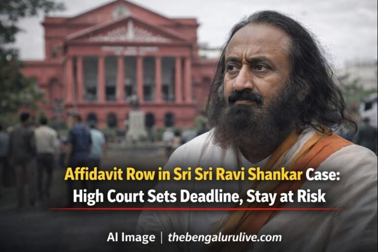 Affidavit Row in Sri Sri Ravi Shankar Case: High Court Sets Deadline, Stay at Risk