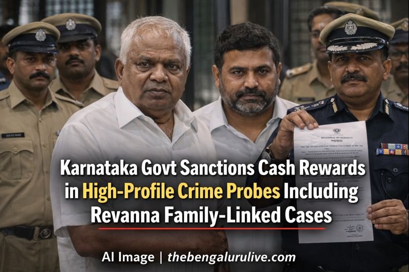 Karnataka Govt Sanctions Cash Rewards in High-Profile Crime Probes Including Revanna Family-Linked Cases