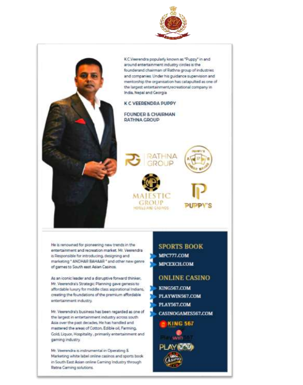 ED Provisionally Attaches ₹177.3 Crore Assets in Illegal Online Betting Case Involving KC Veerendra