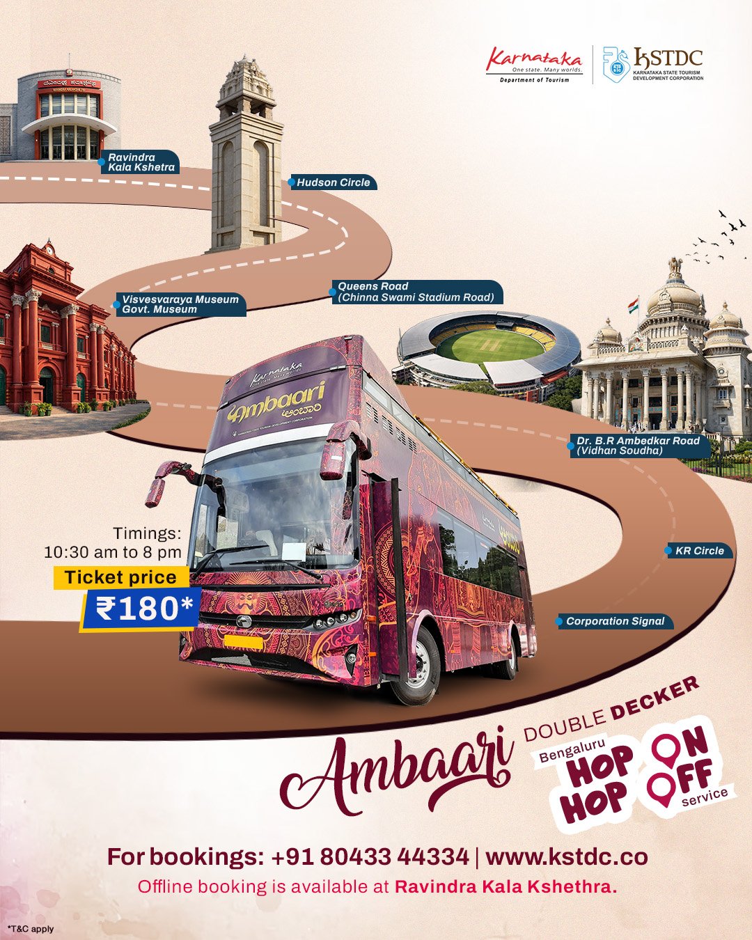 Bengaluru Gets London-Style Tourism Boost as ‘Ambari’ Double-Decker Buses Hit the Roads: ₹180 City Tour