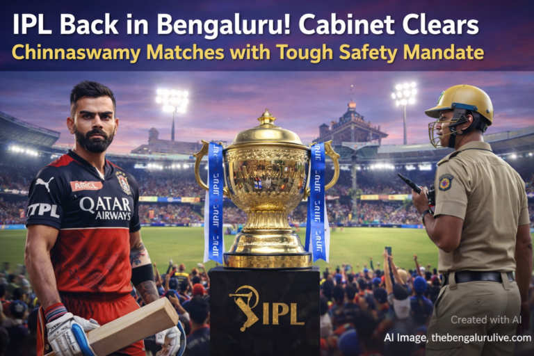IPL Back in Bengaluru! Cabinet Clears Chinnaswamy Matches with Tough Safety Mandate