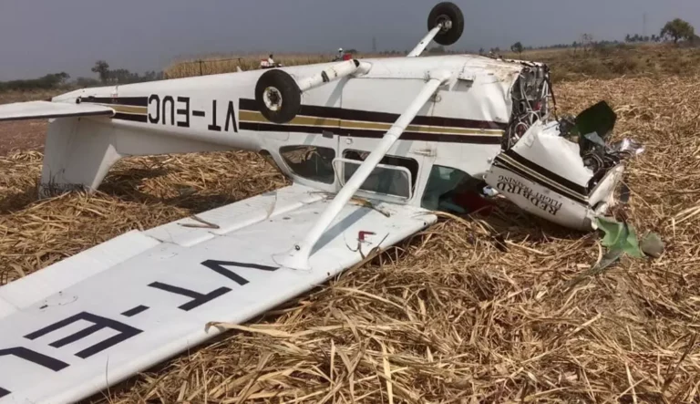 Training Aircraft Crashes Near Vijayapura, Two Pilots Escape Death