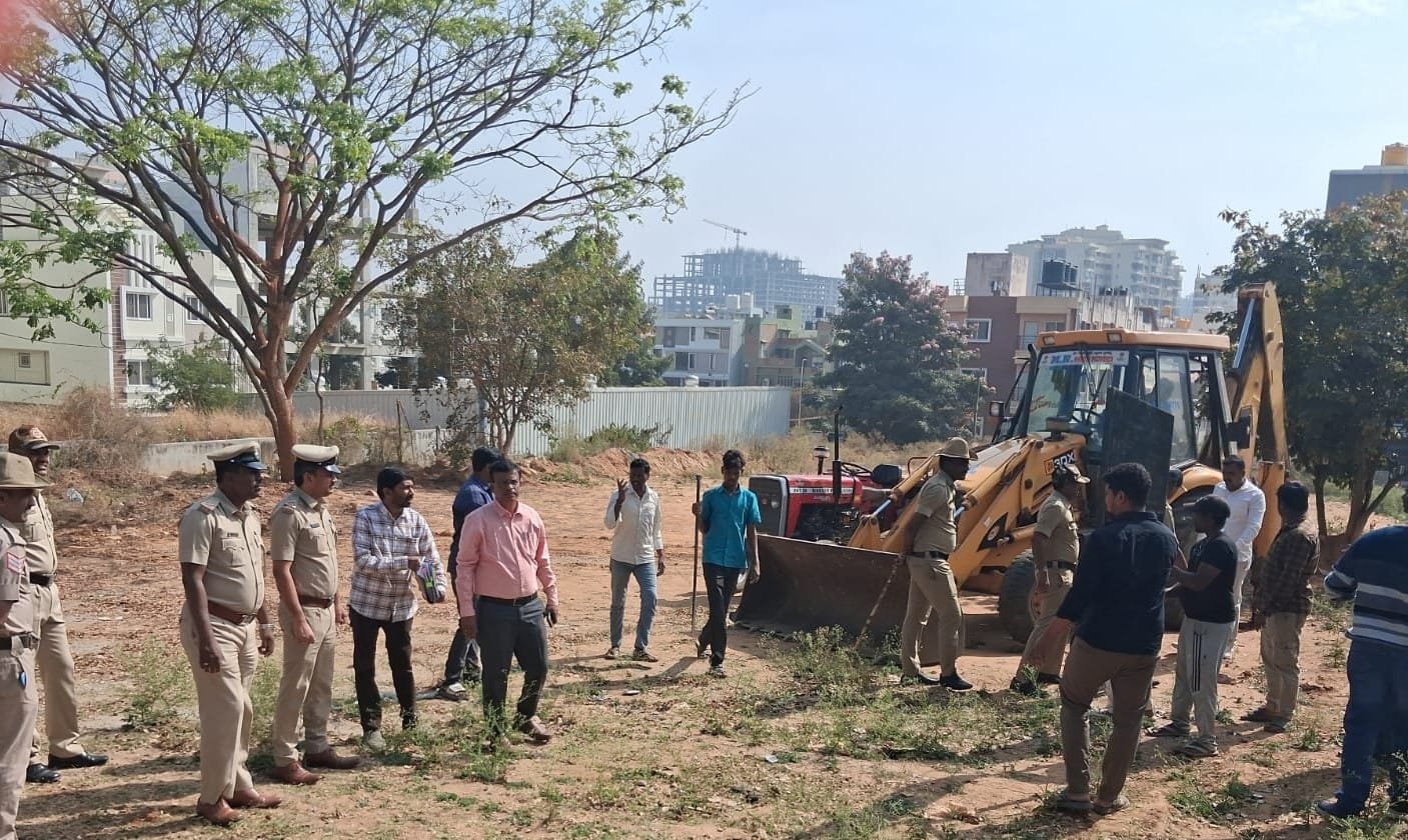 ₹3 Crore Park Land Reclaimed in Bengaluru South After Encroachment Clearance at Gubbalala