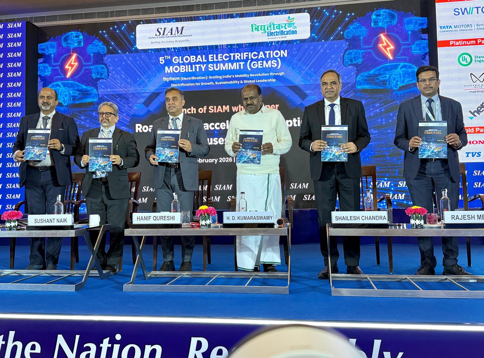 H.D. Kumaraswamy Highlights India’s Electric Mobility Roadmap at GEMS 2026, Anchored in Net Zero 2070 Vision