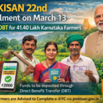 PM-KISAN 22nd Installment on March 13: ₹2,000 DBT for 41.40 Lakh Karnataka Farmers