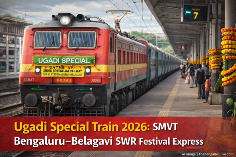 South Western Railway to Run SMVT Bengaluru–Belagavi Special Express for Ugadi Rush