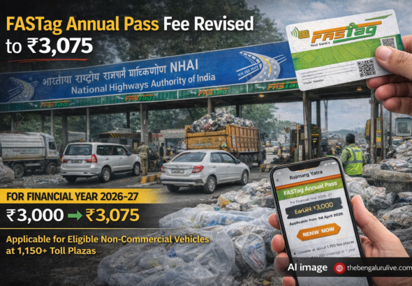 FASTag Annual Pass Fee to Increase to Rs. 3,075 from April 2026