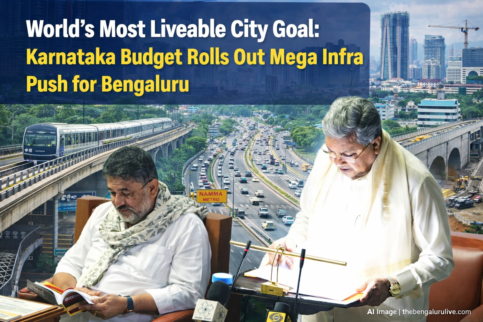 World’s Most Liveable City Goal: Karnataka Budget Rolls Out Mega Infra Push for Bengaluru