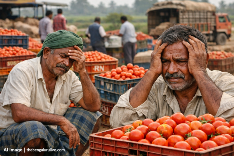 Tomato Price Crash Hits Chikkaballapur Farmers Hard
