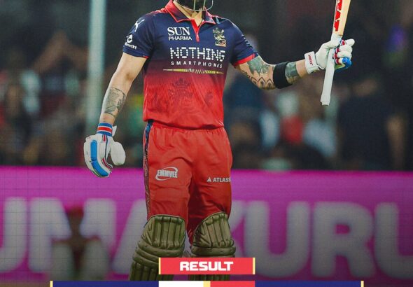 RCB Chase Down 201 in 15.4 Overs to Register Dominant Win in IPL Opener