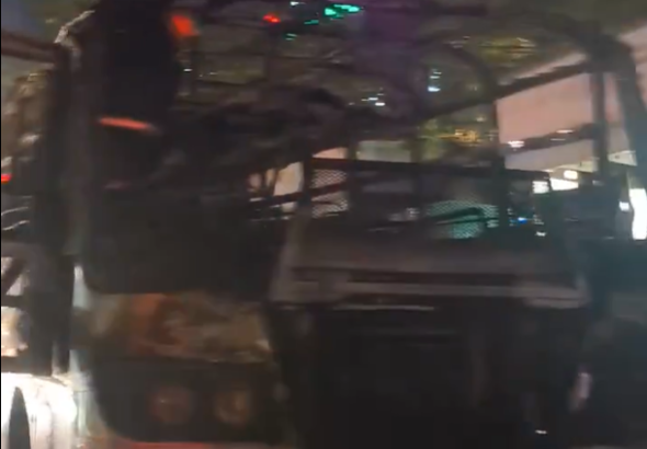 KSRTC Bus Catches Fire in Bengaluru, No Injuries Reported