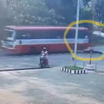Schoolgirls Fall from Moving Bus in Karnataka’s Belthangady; CCTV Captures Shocking Incident