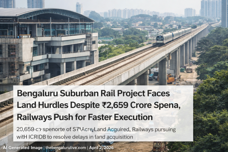 Bengaluru Suburban Rail Project Faces Land Hurdles Despite ₹2,659 Crore Spend, Railways Push for Faster Execution