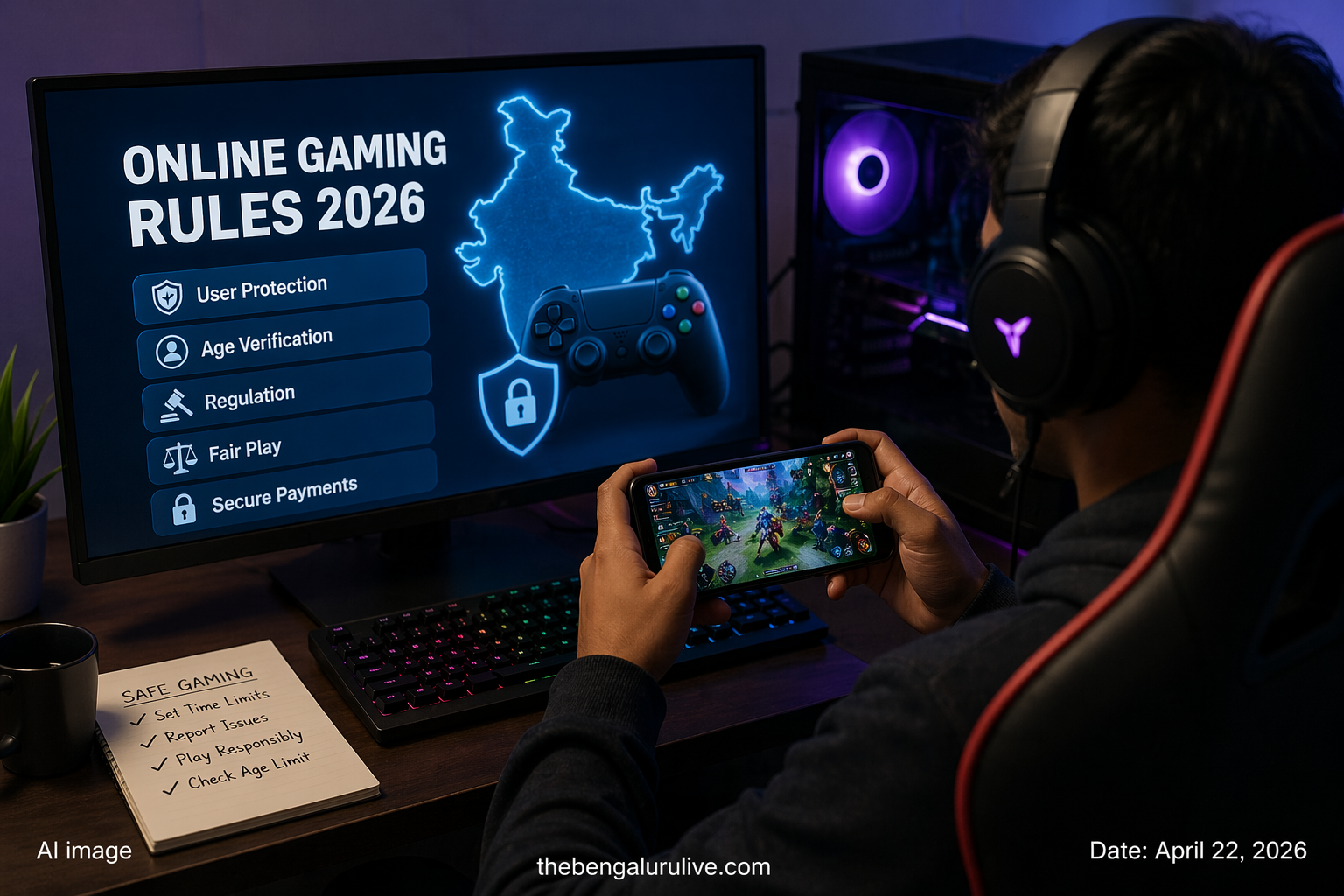 India Notifies Online Gaming Rules 2026: Strict Curbs on Money Games, Boost for E-Sports