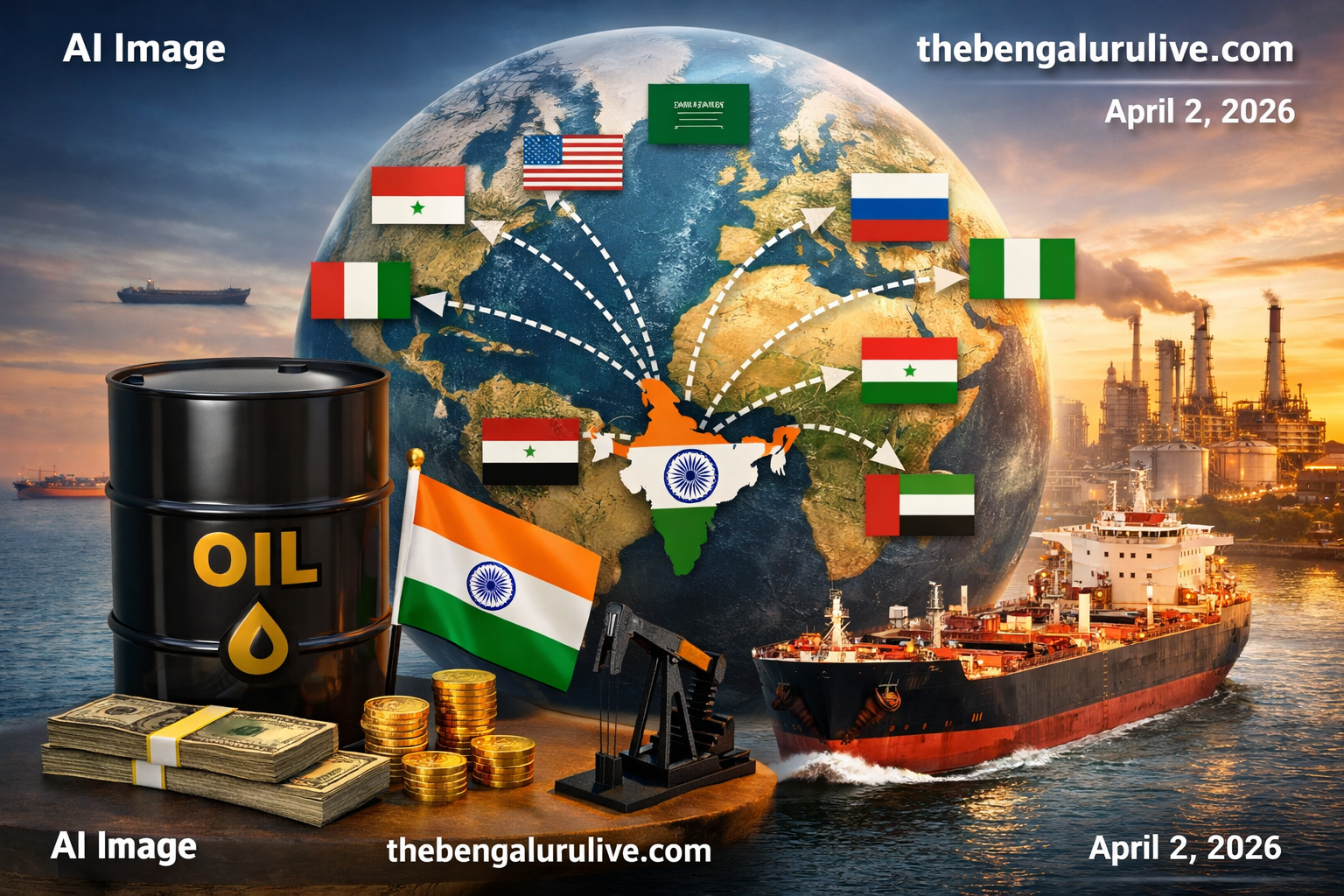 India Boosts Energy Security: Crude Imports Diversified Across 41 Countries Amid Global Tensions