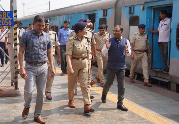 DG RPF Sonali Mishra Reviews Security Preparedness Across Bengaluru Railway Stations