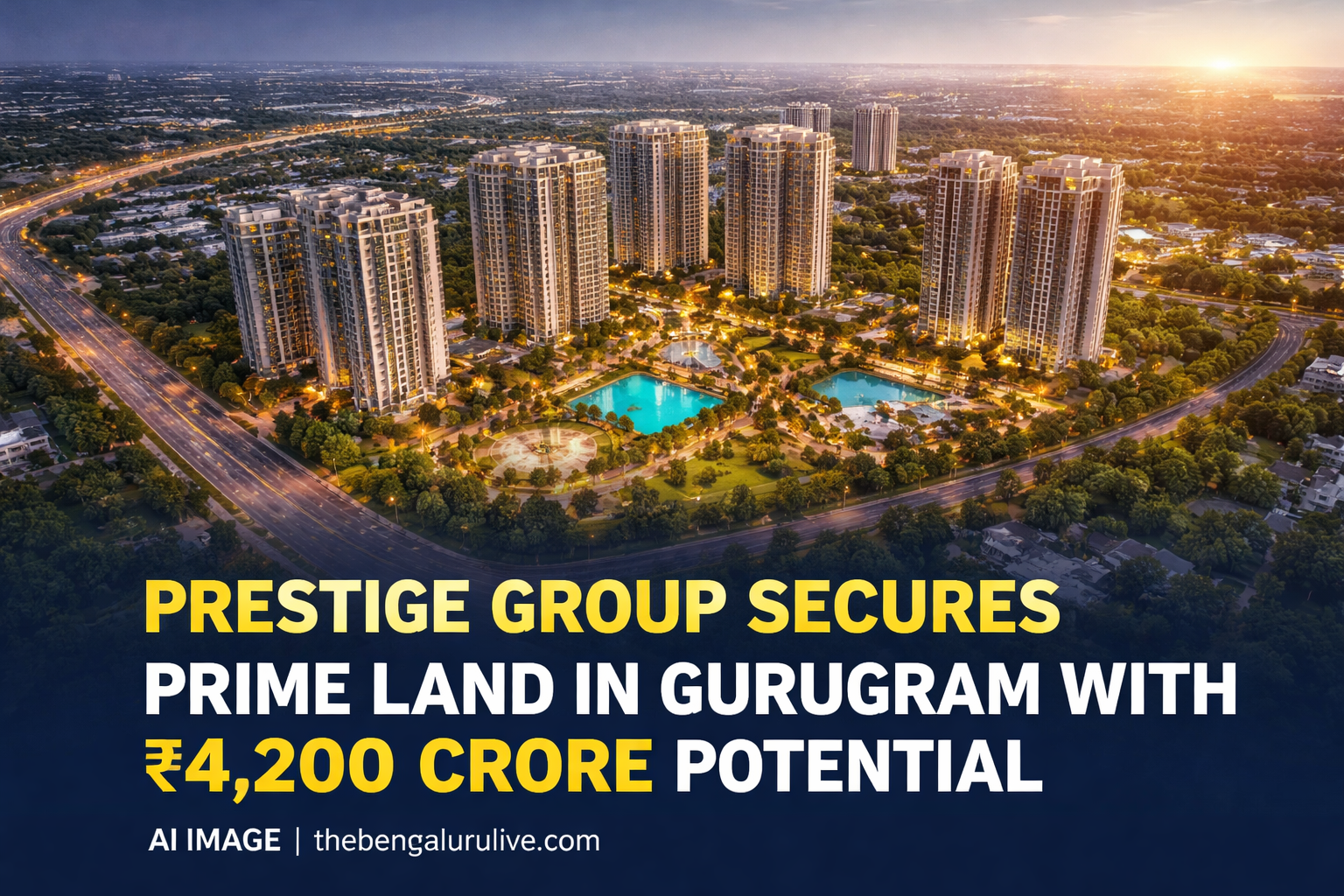 Prestige Group's new land in Gurugram