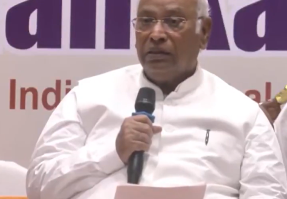 Kharge Calls PM Modi “Terrorist” at Chennai Press Meet, Triggers Major Political Row
